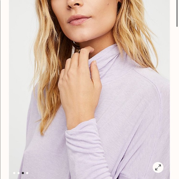 We the Free Terry Tee in Lilac - Picture 8 of 8